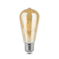 Iluminat Bed LED filament E27 ST64 6W 2400K golden 66123...