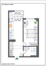 Centru Apartament cu 1 cameră, 44 m², Centru, Chișinău...